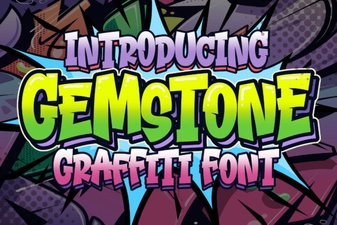 Gemstone Fonts for Design Projects