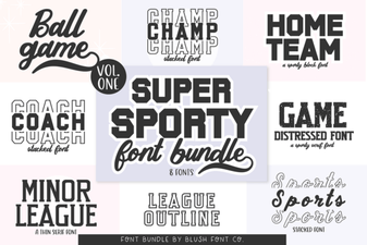 Super Sport Bundle Font: Design with Impact