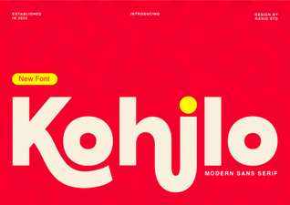 Kohilo Font: Perfect for Creative Projects