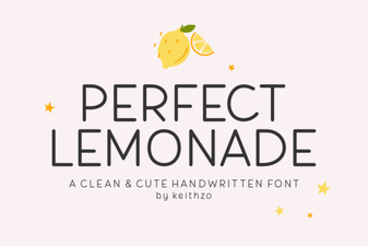Fresh Font Designs Inspired by Perfect Lemonade Recipes