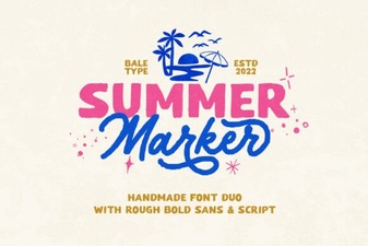 Best Summer Marker Fonts for Creative Projects