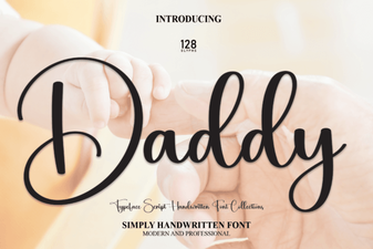 Daddy Font for Fun Design Projects