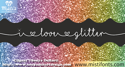 Spark Your Creativity: Using Glitter Font Designs